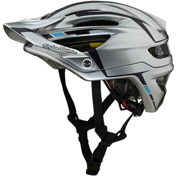 Troy Lee Designs A2 Helmet MIPS, Sliver Silver / Burgundy, S (54-56 cm)