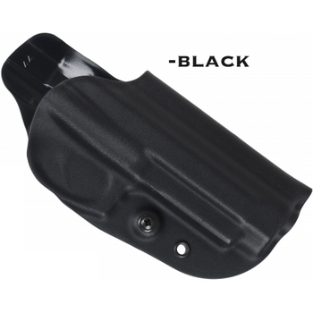 G-Code OSH RTI Holster, Black Kydex, RMR Cut - Half Guard, Glock 17 (Gen 5), Vasen