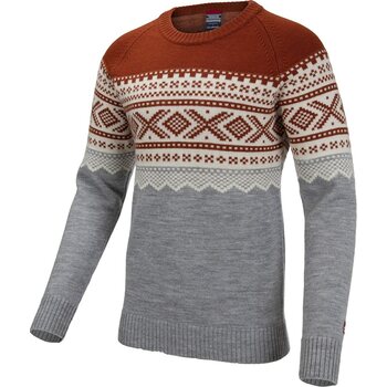 Ulvang Marius Roundneck Mens, Arabian Spice/Vanilla/Grey Melange, XL