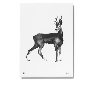 Teemu Järvi Paper Poster Large, 50 X 70 cm, Roe Deer