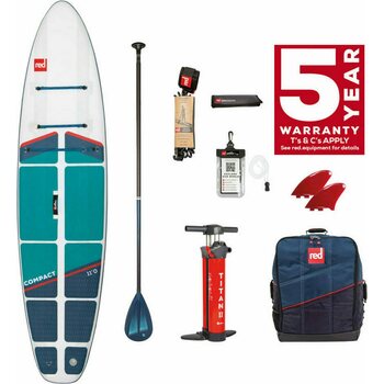 Red Paddle Co Compact 11' pakkaus, Blue / White