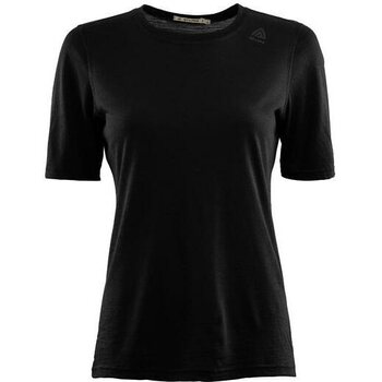Aclima LightWool Undershirt Tee Womens, Black, XL