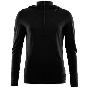 Aclima LightWool Hoodie Womens, Jet Black, L