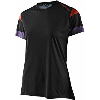 Troy Lee Designs Lilium SS Jersey Womens, Rugby Black, M