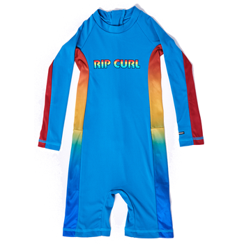 Rip Curl Boys 0-6 Mumma Long Sleeve UV Tee Springsuit, Ocean, 4