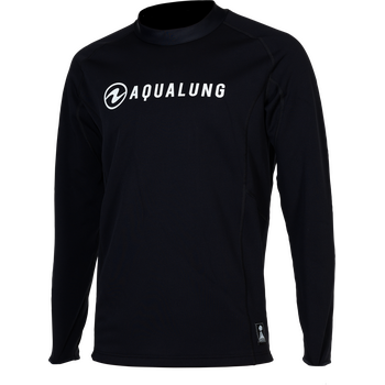 AquaLung CeramiQskin Top LS Mens, Black / Black, XL