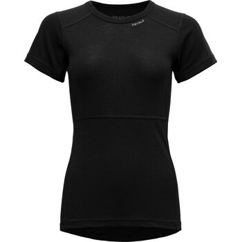 Devold Lauparen Merino 190 T-Shirt Womens, Black, XS