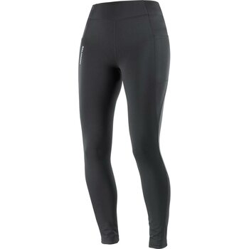 Salomon Cross Warm Tight Womens, Deep Black, L