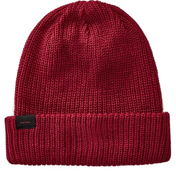 Rip Curl Impact Regular Beanie, Red, One Size