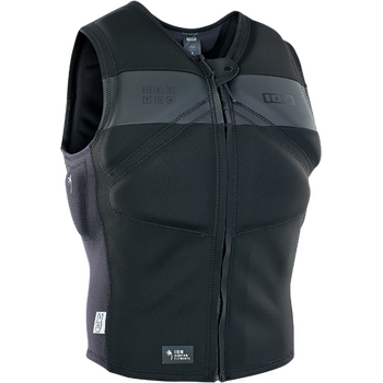 ION Vector Vest Amp Front Zip, Black, M / 50