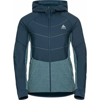 Odlo Run Easy S-Thermic Jacket Womens, Blue Wing Teal, L