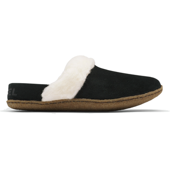 Sorel Nakiska Slide Slipper, Black / Natural, 36 (US 5)