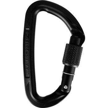 Wild Country Session Screw Gate Locking Carabiner, Black