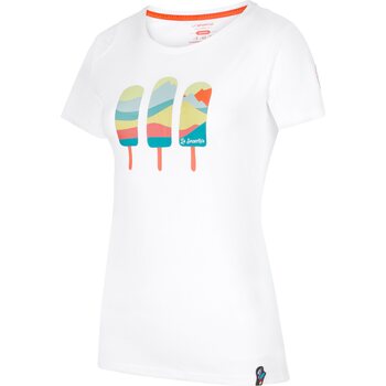 La Sportiva Icy Mountains T-Shirt Womens, White, XL