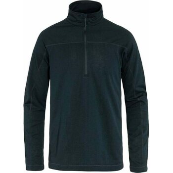 Fjällräven Abisko Lite Fleece Half Zip Mens, Dark Navy (555), M