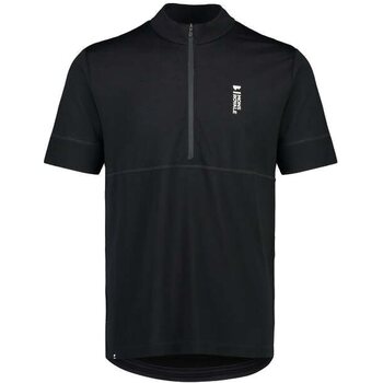 Mons Royale Cadence Half Zip T Mens, Black, S