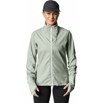Houdini Pace Wind Jacket Womens, Frost Green, M