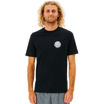 Rip Curl Icons Of Surf Short Sleeve UV Tee Mens, Black, S