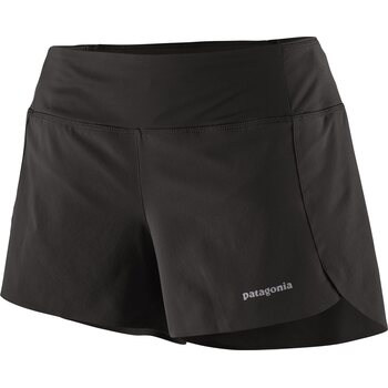 Patagonia Strider Pro Shorts 3 1/2" Womens, Black, M