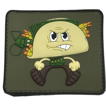 HSGI TACO® Man PVC Patch, Olive Drab