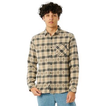 Rip Curl Archive Flannel Shirt Mens, Cement, L