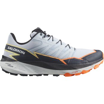 Salomon Thundercross Mens, Heather / India Ink / Shocking Orange, EUR 42 (UK 8.0)