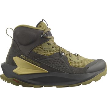 Salomon Elixir Mid GTX Mens, Black / Dried Herb / Southern Moss, EUR 46 (UK 11.0)