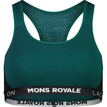 Mons Royale Sierra Sports Bra, Evergreen, XS