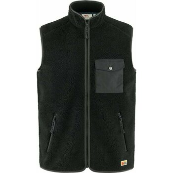 Fjällräven Vardag Pile Fleece Vest Mens, Black / Dark Grey (550-030), M