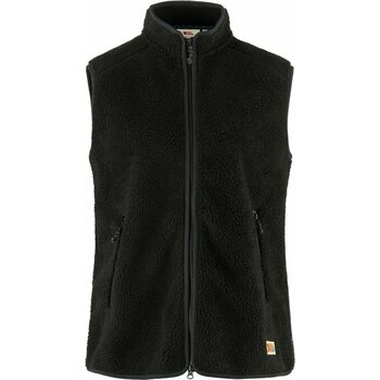 Fjällräven Vardag Pile Fleece Vest Womens, Black (550), S