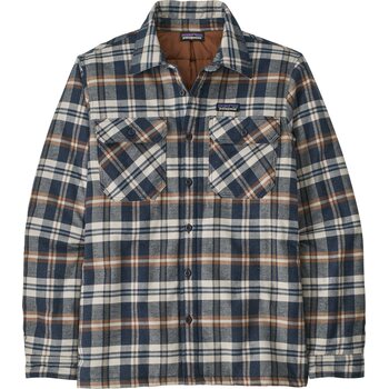 Patagonia Insulated Organic Cotton MW Fjord Flannel Shirt Mens, Fields: New Navy, S