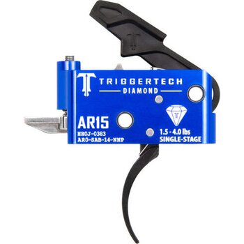 Triggertech AR15 1-Stage, Diamond Pro Curved Black