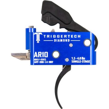 Triggertech AR10 1-Stage, Diamond Pro Curved Black