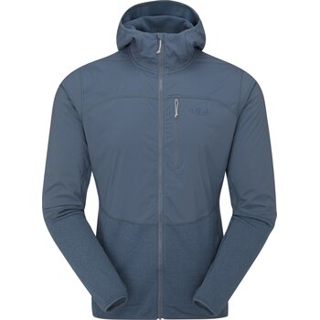 Rab Ascendor Summit Hoody Full Zip Mens, Orion Blue, L