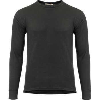 Aclima WoolTerry Crew Neck Mens, Jet Black, L