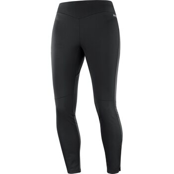 Salomon Gore-Tex Infinium Windstopper Tights Womens, Deep Black (2023), S