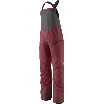 Patagonia Snowdrifter Bibs Womens, Sequoia Red, L