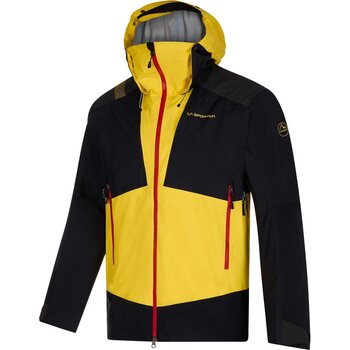 La Sportiva Supercouloir GTX Pro Jacket Mens, Yellow/Black, XL