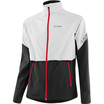 Löffler Jacket Worldcup WS Light Mens, White / Black (101), 46