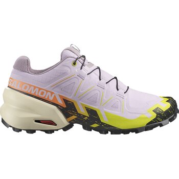 Salomon SpeedCross 6 Womens, Orchid Petal / Black / Sulphur Spring, EUR 36 2/3 (UK 4.0)