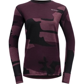 Devold Kløvstien Merino Shirt Womens, Beetroot, S