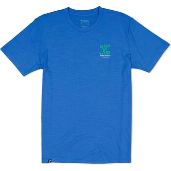 Mons Royale Icon Merino Air-Con T-Shirt Mens, Pop Blue, S