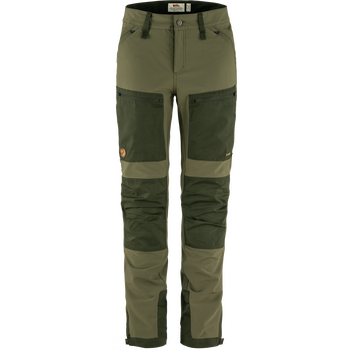 Fjällräven Keb Agile Trousers Womens, Laurel Green / Deep Forest (625-662), 34, Regular" 32