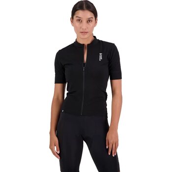 Mons Royale Roam Cargo Merino Shift Full Zip Tee Womens, Black, S