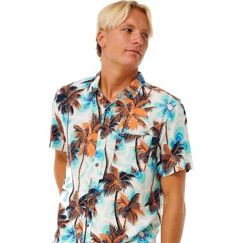 Rip Curl Barrel Killa Short Sleeve Shirt Mens, Mint, M