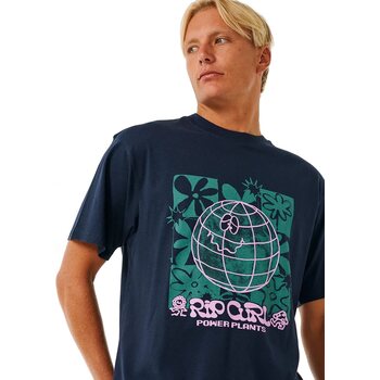 Rip Curl SWC Earth Power Tee Mens, Dark Navy, S