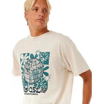 Rip Curl SWC Earth Power Tee Mens, Vintage White, M