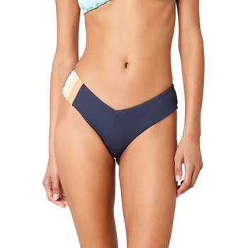 Rip Curl Block Party Hi Leg Skimpy Womens, Navy, XXL