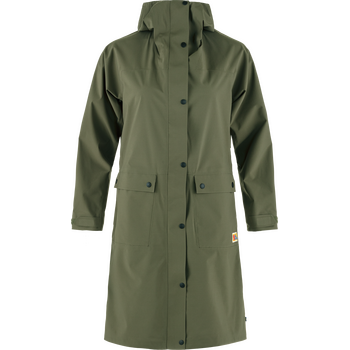 Fjällräven Vardag Rain Parka Womens, Laurel Green (625), XL