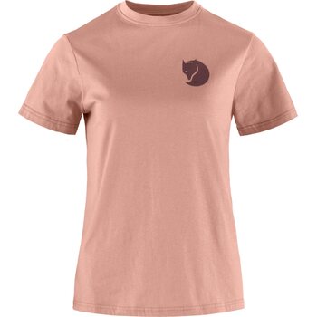 Fjällräven Fox Boxy Logo Tee Womens, Dusty Rose (300), S